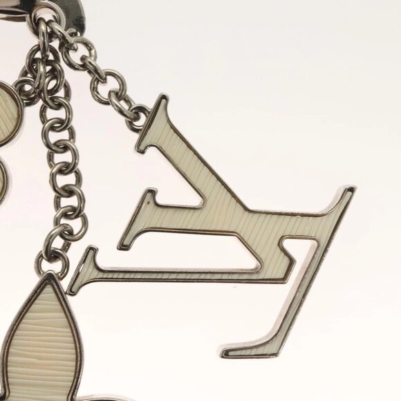 LOUIS VUITTON Bijoux Sac Fleur De Epie Key Holder White M65085 LV Auth mr1488 - Picture 7 of 9